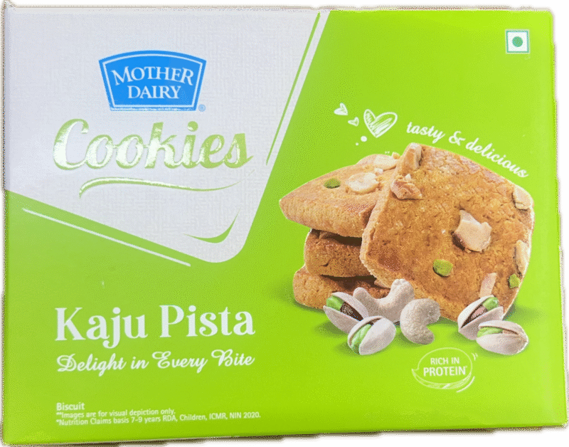 Mother Dairy Kaju Pista Cookies - 150g