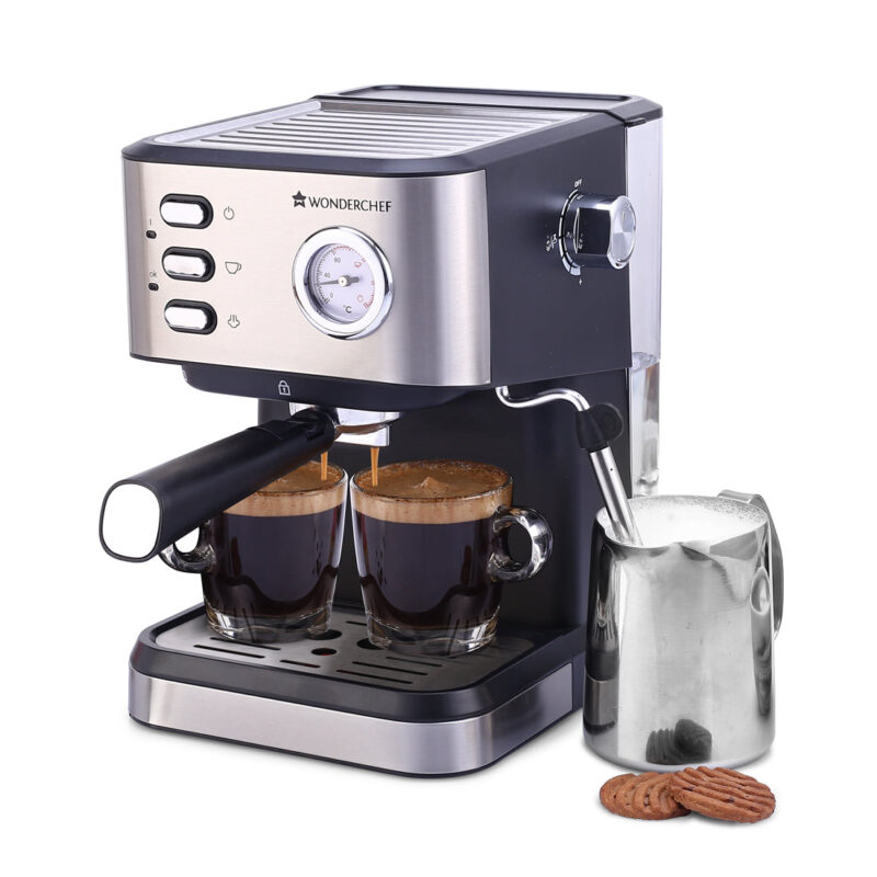 Regenta Espresso Coffee Machine, 19-bar, Make Espressos, Cappuccinos & Lattes at Home, With Steamer, Metal Porta Filter, Temperature Dial, 2 Year Warranty - Image 9