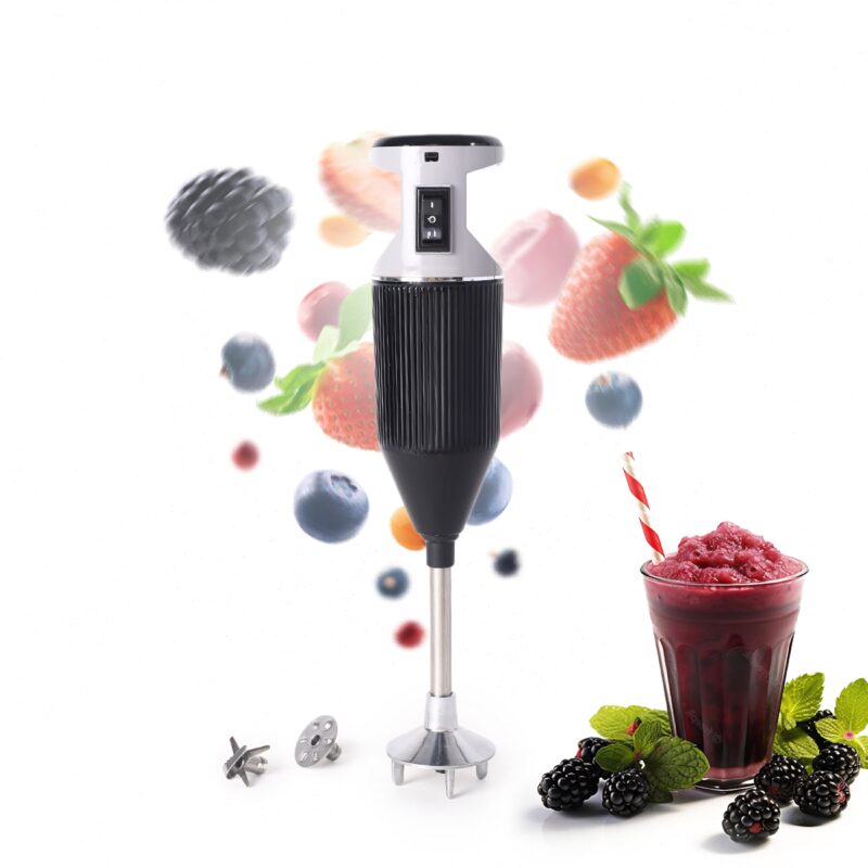 Prima Plus Electric 250W Hand Blender | Portable | Hot & Cold Blending | Food Grade SS Blades | 2 Speed Button | 3 Removable Blades for Blending, Whisking, Chopping | Make Puree, Baby Food, Soup, Smoothie | Wall Mount Holder | 2 Years Warranty | Black - Image 6