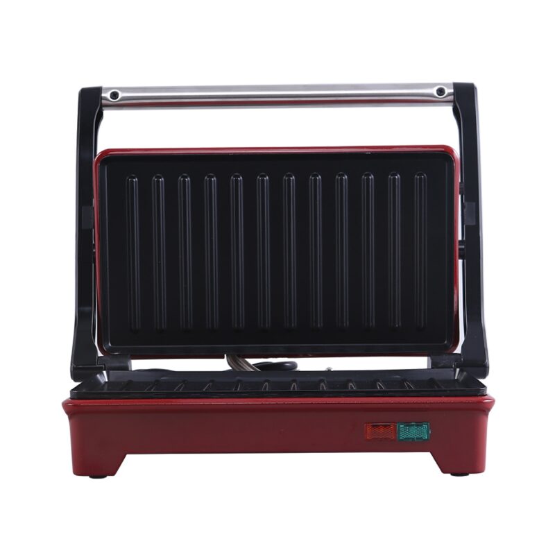 Sanjeev Kapoor Tandoor Mini Plus | Crimson Edge Electric Contact Grill & Sandwich Maker| 3-in-1 Toaster, Griller & Sandwich Maker| Cool Touch Handle|Auto Shut Off | 1 Year Warranty| Red