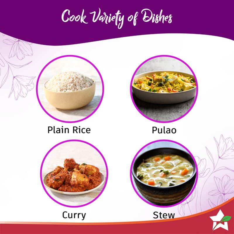 Nutri Cook Rice Cooker with Single Bowl, 1.8 Litres, 2 Years Warranty - Image 3