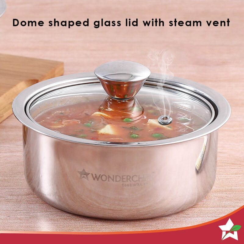 Orchid Fry Pan 24cm + Austin Serving Casserole Set of 2, Gift Combo, For Family and Friends, Gift for Diwali and Other Festivals, House Warming - Image 3