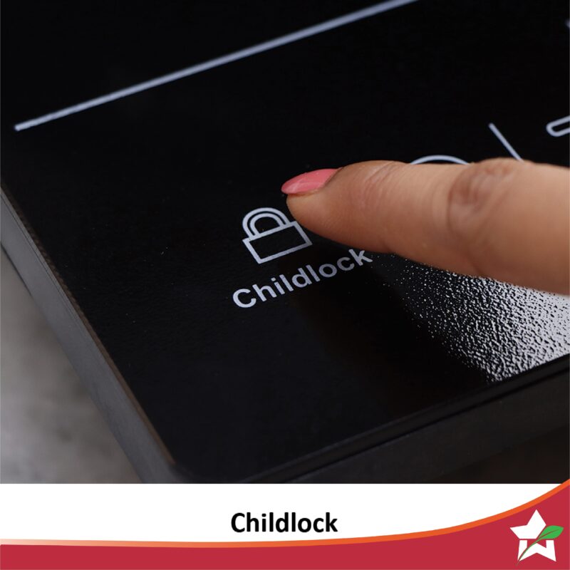 Wonderchef Renewed Easy Cook Hot Plate Infrared Cooktop with Feather Touch Control & Child Lock Feature | 2000 Watt Induction Cooktop | Crystal Glass Top Surface | LED Digital Panel | Smart Touch Buttons - Image 5