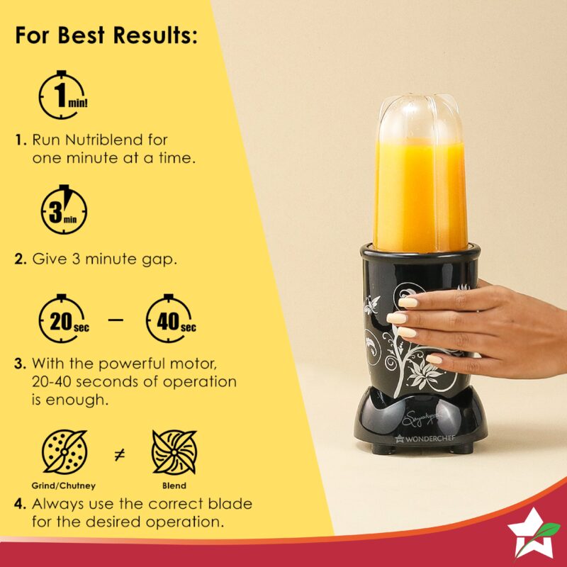 Nutri-blend Black 2 Jar + Crystal Glasses Set of 6, Gift Combo, For Family and Friends, Gift for Diwali and Other Festivals, House Warming - Image 4