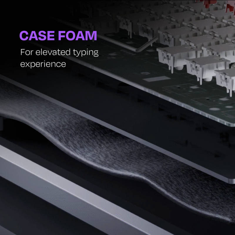 Hive Full-Size All Black Wired Gaming Keyboard - Image 3