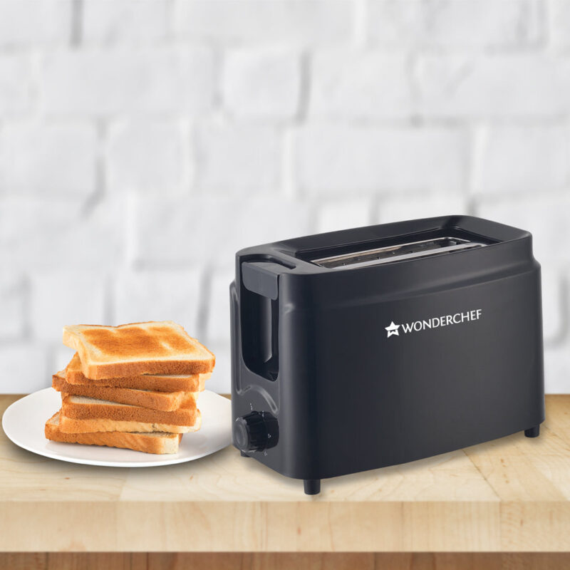Wonderchef Renewed Acura Plus Pop-up Toaster for Kitchen|750 Watt| 2 Bread Slice Automatic Pop-up Electric Toaster| 7- Level Browning Controls|Wide Bread Slots| Auto Shut Off|Mid Cycle Cancel Feature| Removable Crumb Tray| Easy to Clean| 1 Year Warranty - Image 5