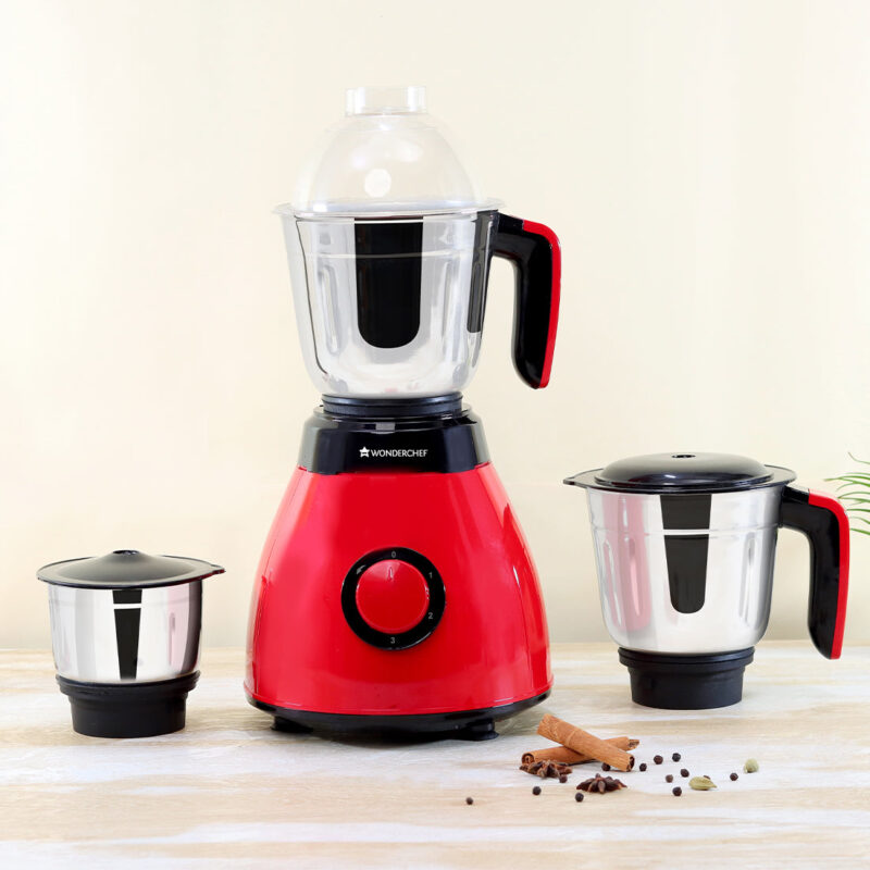 Vesper Mixer Grinder 600W - Red - Image 5