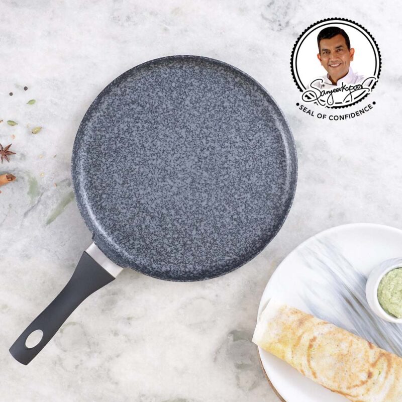 Graphite Dosa Tawa 28 cm, 3 Years Warranty - Image 8