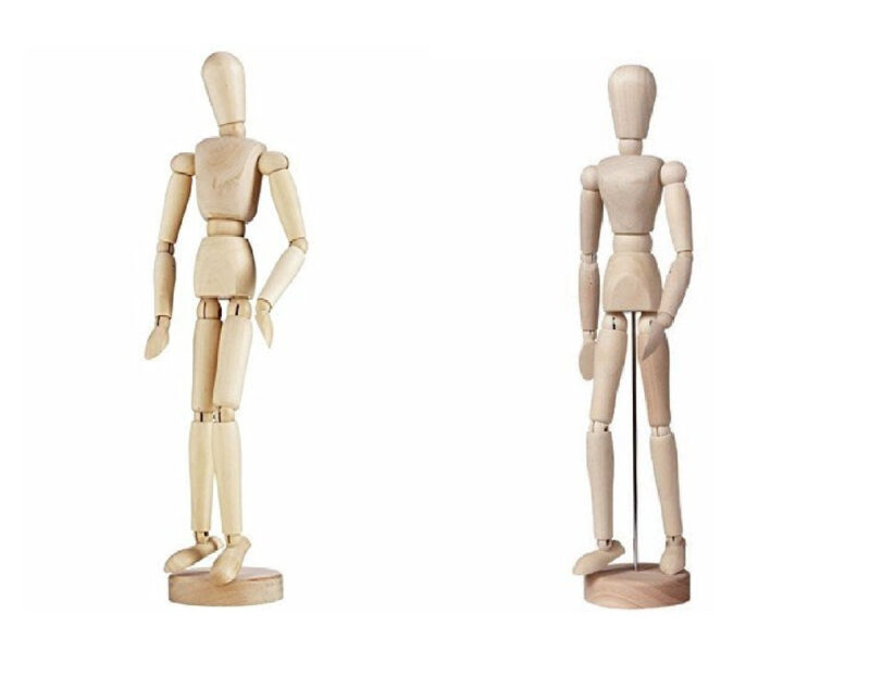 BRUSTRO Manikins (12 Inch Male & Female) - Image 6