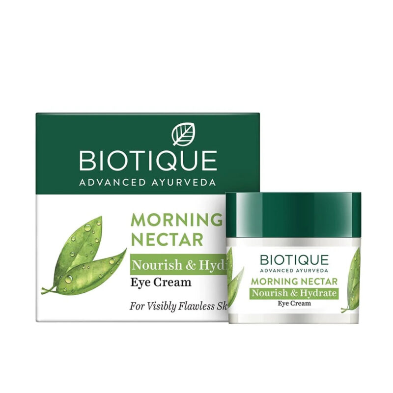 Biotique Morning Nectar Nourish & Hydrate Eye Cream -15 gms - Image 6