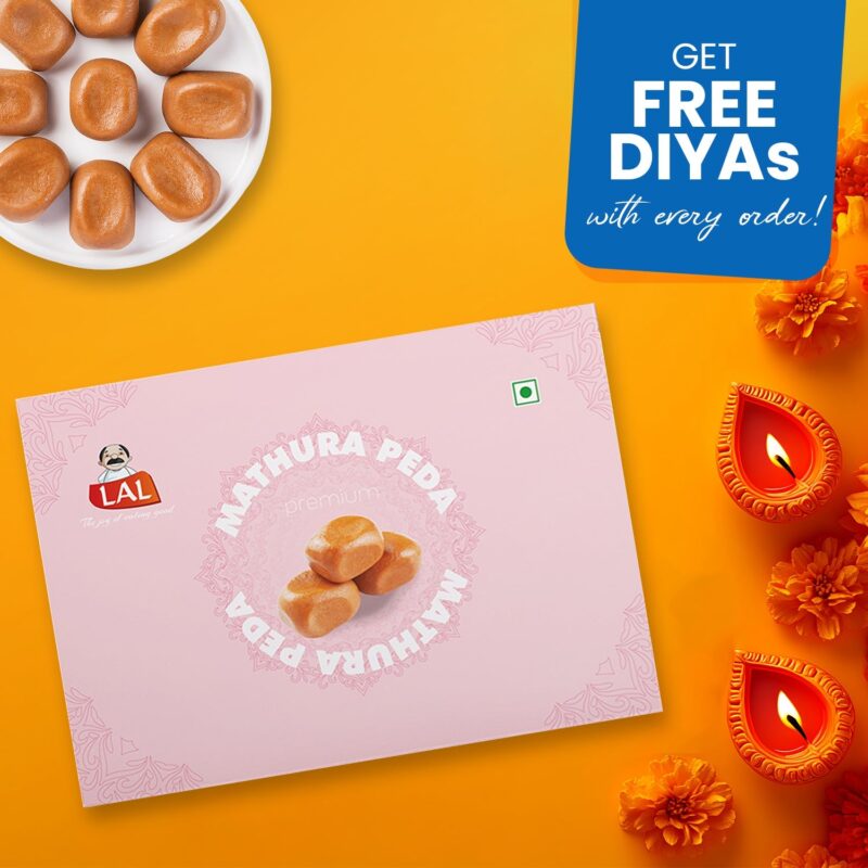 Lal Sweets Mathura Peda - 400gm - Image 2