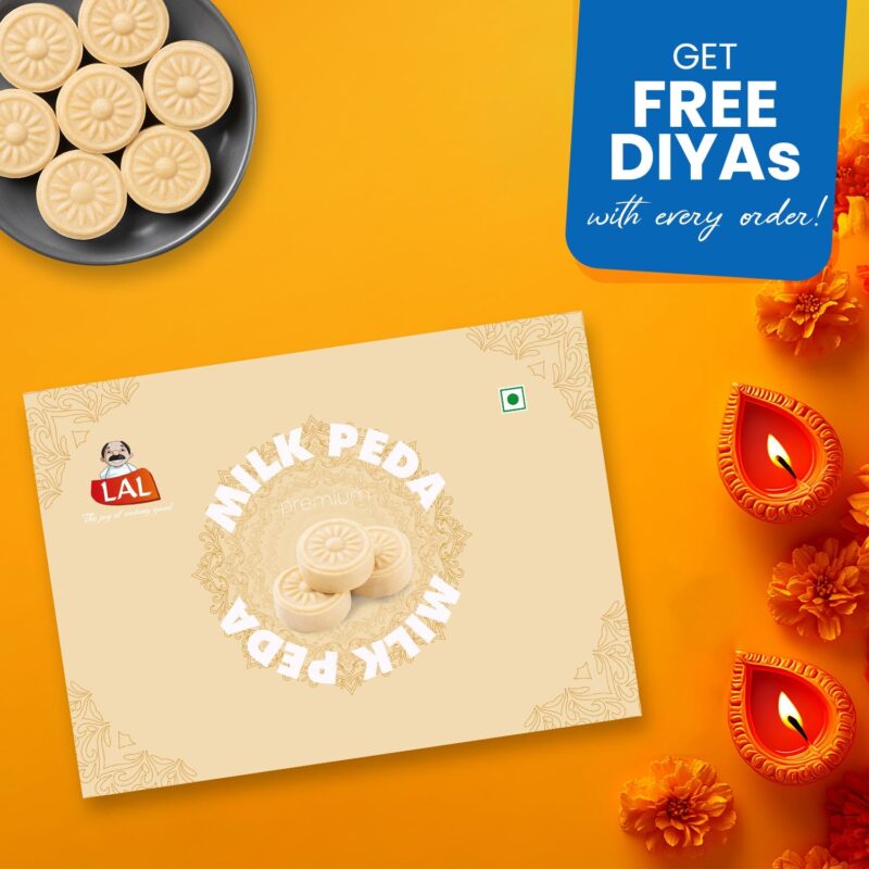 Lal Sweets Milk Peda - 400gm - Image 2