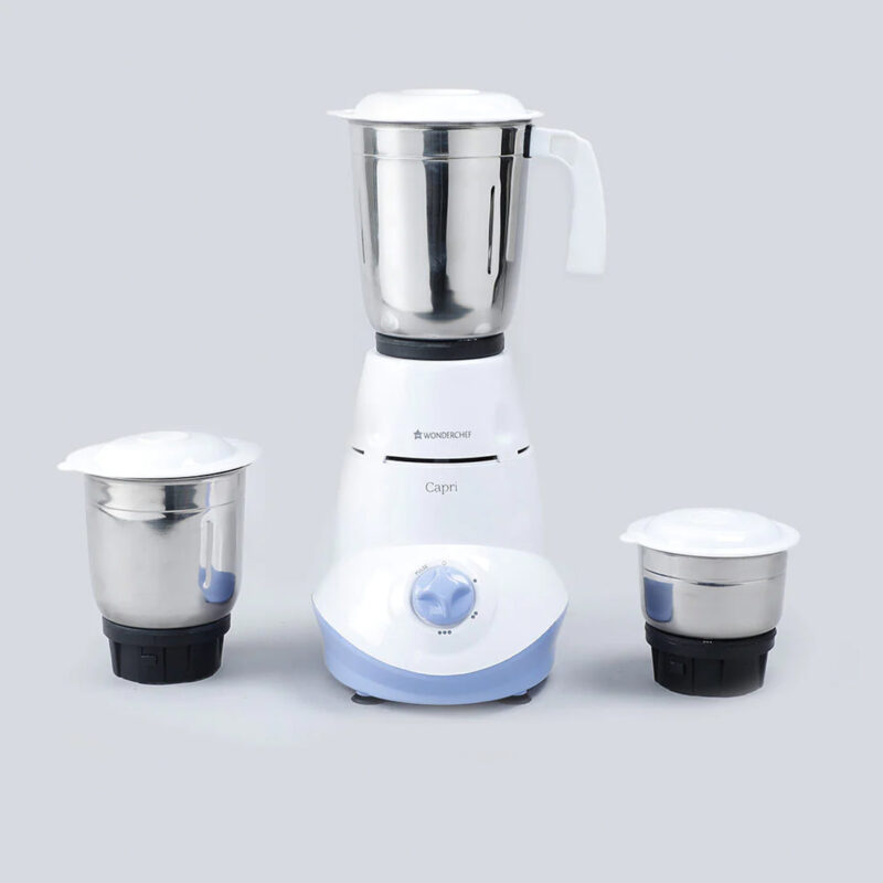 Wonderchef Renewed Capri Mixer Grinder 550W | 3 Stainless Steel Jars - Image 16