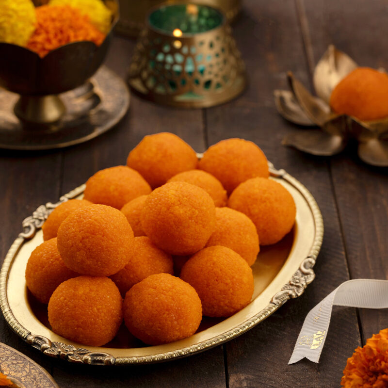 Lal Sweets Motichur Laddoo - 400gm - Image 3