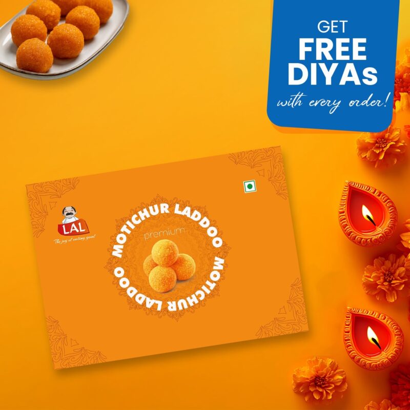 Lal Sweets Motichur Laddoo - 400gm - Image 2