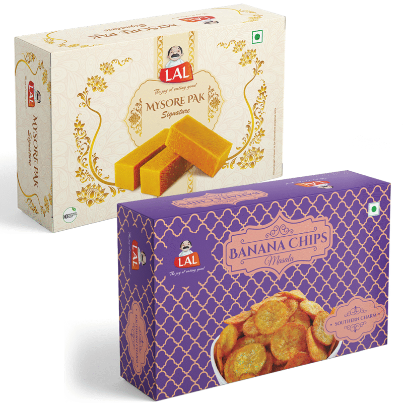 Mysore pak signature 400g and Banana chips masala 250g - Image 2