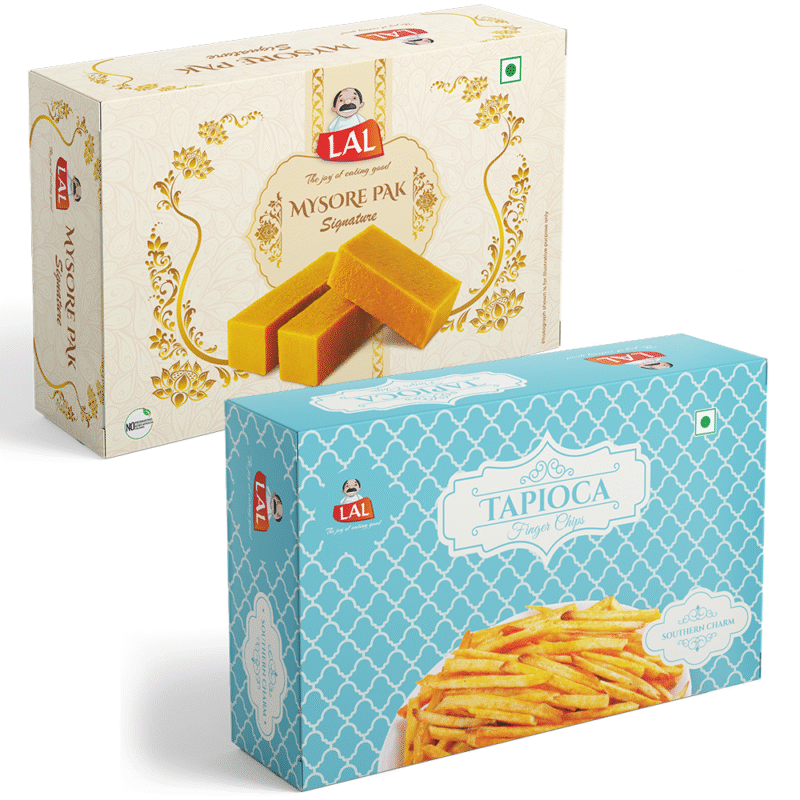 Mysore pak signature 400g and Tapioca Finger chips 250g - Image 2