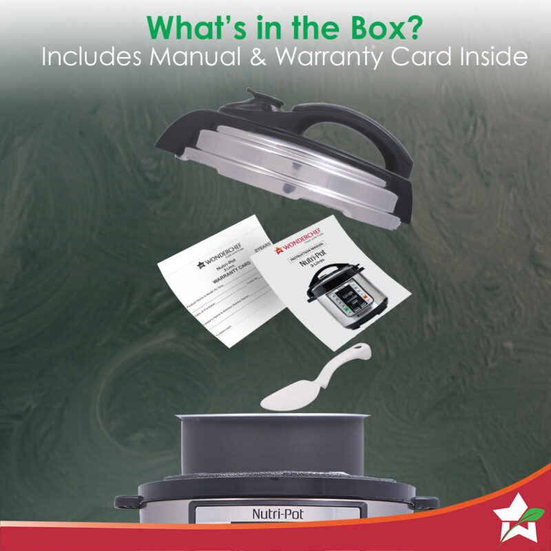 Nutri-Pot 6L Electric Pressure Cooker with 7-in-1 Functions - Image 4