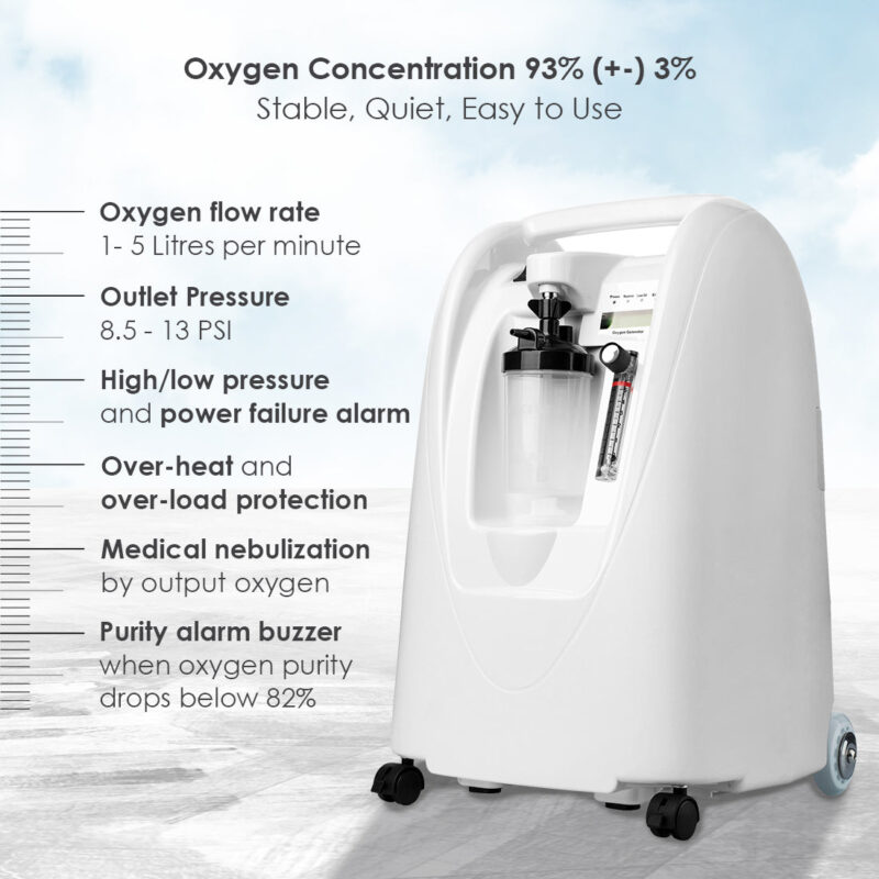 Portable Oxygen Concentrator Machine - 5 Litres (Medical Supply Equipment) - Image 4