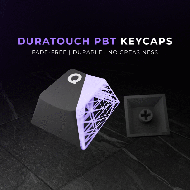 Swarm Black Purple Wireless Gaming Keyboard - Image 8