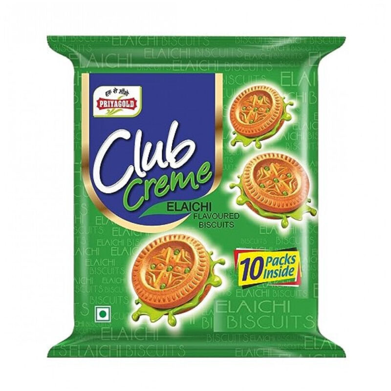 Priyagold Club Creme Elaichi Biscuits 350Gm
