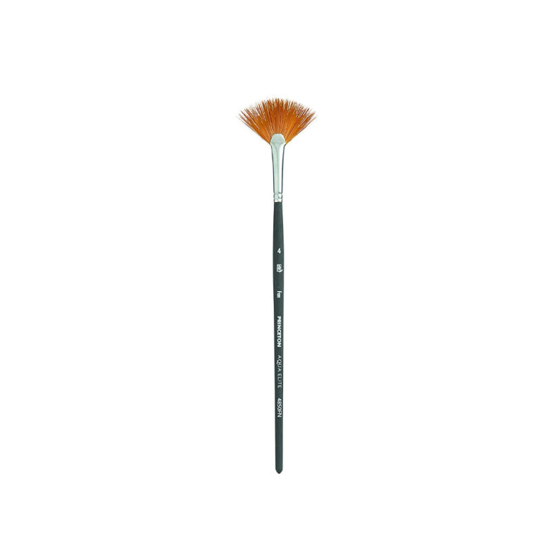 Princeton Aqua Elite Short Handle Fan Paint Brush (No 4)