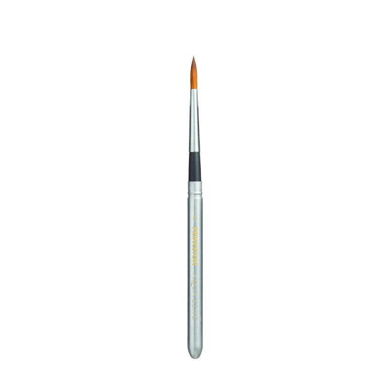 Princeton Artist Brush Co. Aqua Elite- Series 4850- Synthetic Kolinsky Watercolor Paint Brush- Travel Round- 6