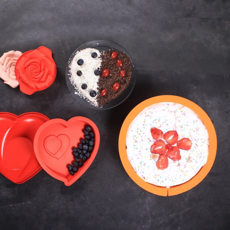 Pavoni Easycake Platinum Silicone Round Shaped Cake Ring - Image 9