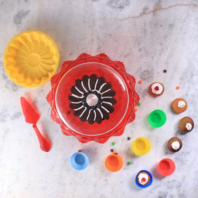 Pavoni Papillon Red Cake Stand - Image 5