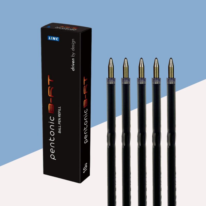Linc Pentonic B-RT Ball Pen Refills β Blue ( Set of 5 )