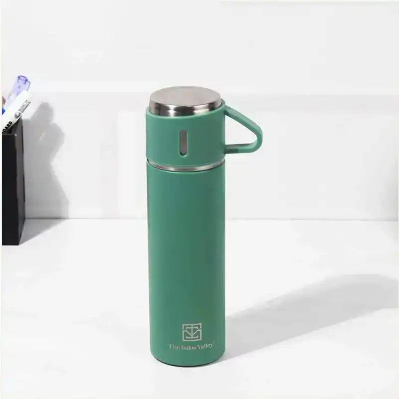 Pro-hydro Stainless Steel Vacuum Insulated Flask with Drinking Mug Lid, Hot & Cold Bottle, 500 ml - Image 2