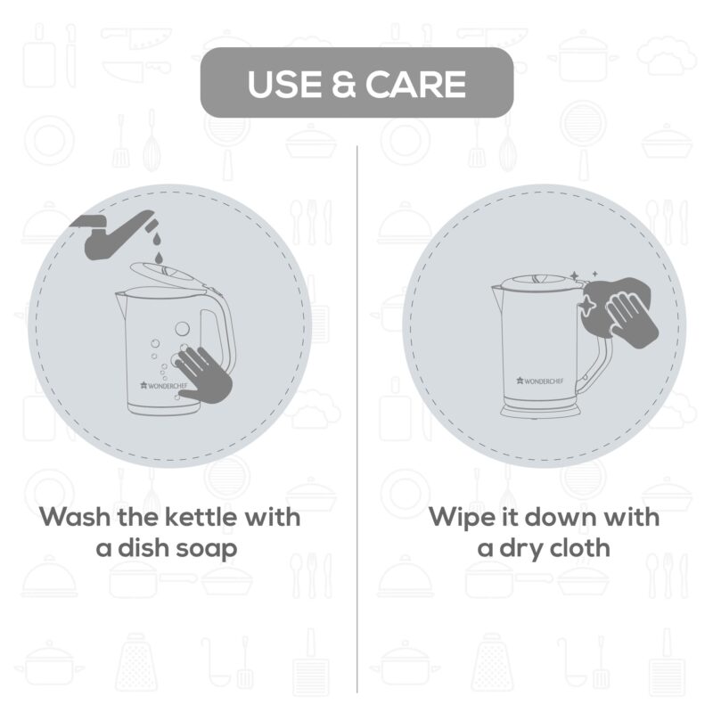 Wonderchef Renewed COOL-TOUCH Electric Kettle | 1500 W | 1.8 L | 1 Year Warranty - Image 7