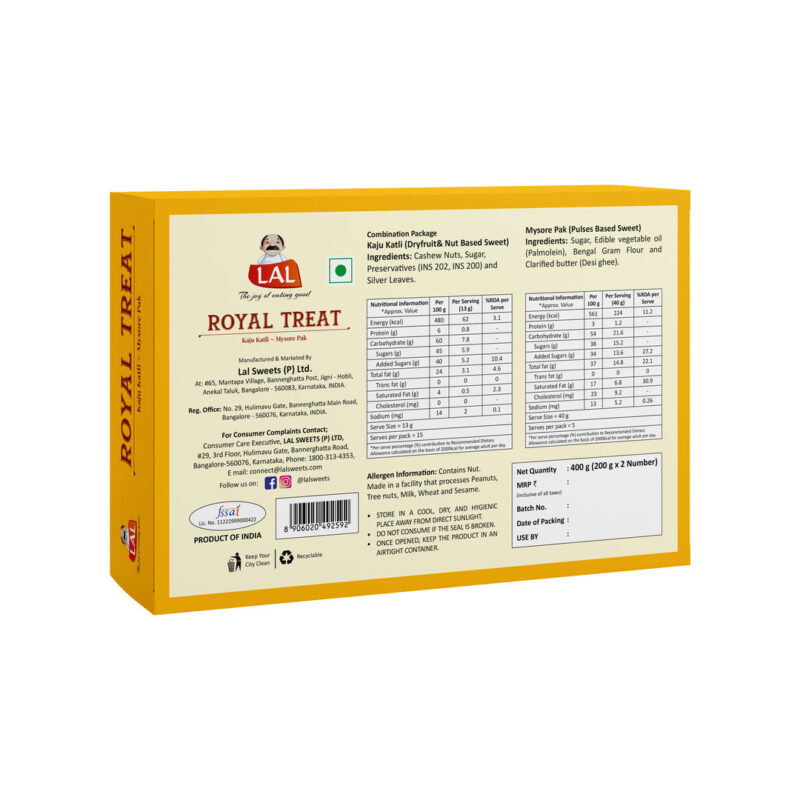 Lal Royal Treat 400g - Image 2
