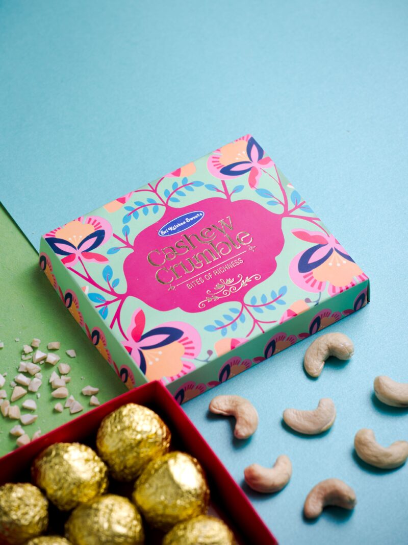 Sri Krishna Sweets Cashew Crumble - 9 pc - Image 4