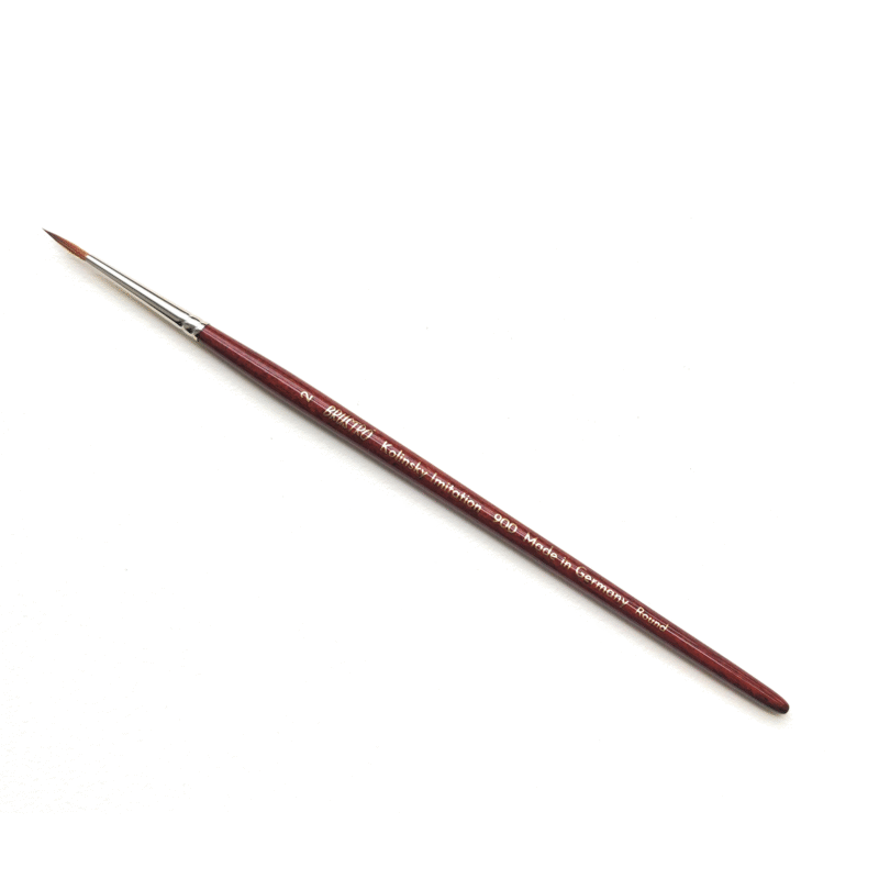 Brustro Kolinsky Imitation Watercolour Round Brush Size 2 - Image 2