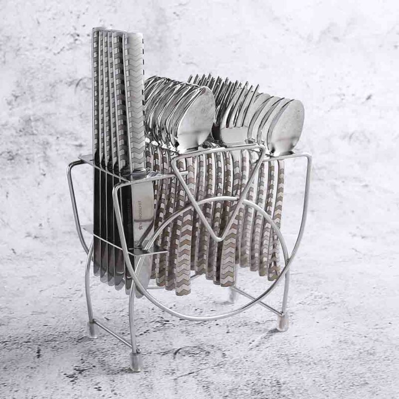 Roma Cultery Gift Set - Laser Etching - Set of 24 pcs - Image 6