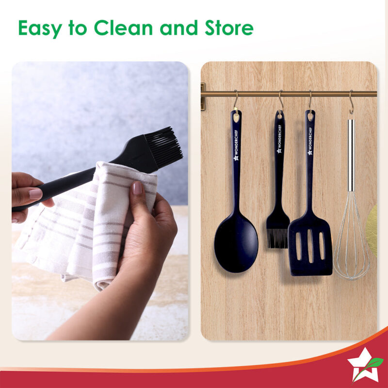 Waterstone Silicon Brush | Stainless Steel Core | High Holding Capacity for Sauces, Glazes, Butter, Oils, Marinades | Even Coverage | Basting for BBQ/Grilling, Tandoor, Cooking, Baking - Image 6