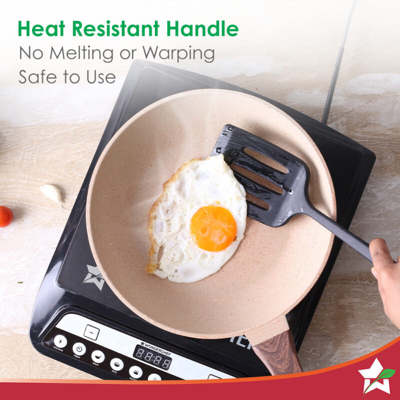 Waterstone Silicon Turner | Stainless Steel Core | Food Grade Silicone | Ideal Thickness | Use for Flipping, Turning, Scrapping, Mixing | Non-stick, Flexible, Heat Resistant, Stylish Design - Image 4