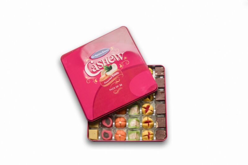 Sri Krishna Sweets Assorted Kaju Sweets 36 Tin - Image 3