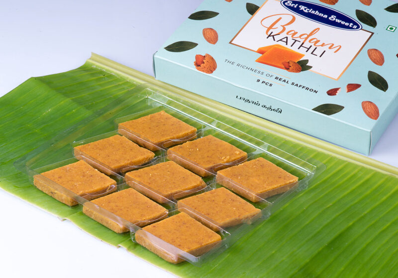 Sri Krishna Sweets Badam Kathli - Image 2