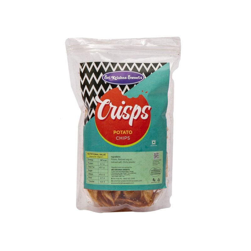 Sri Krishna Sweets Potato Chips 70Gm Pack - Image 2
