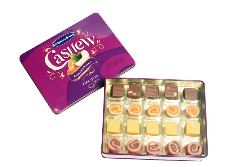 Sri Krishna Sweets Assorted Cashew Sweets (Pack of 20) - Image 4