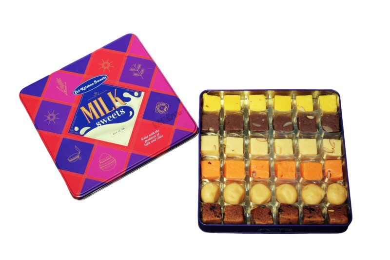 Sri Krishna Sweets Assorted Milk Sweets 36 Tin - Image 2