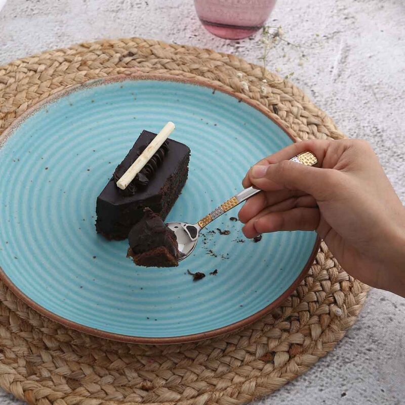 Roma Tea Spoon - Gold Plated - Set of 6pcs - Image 4