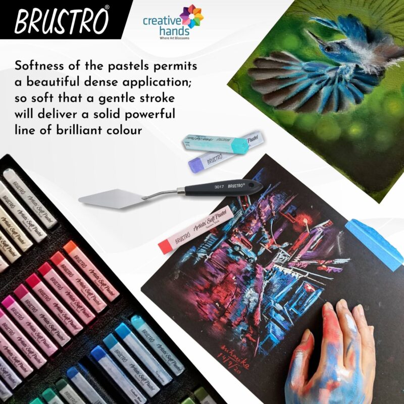 Brustro Artists' Soft Pastels Set of 24 - Image 3