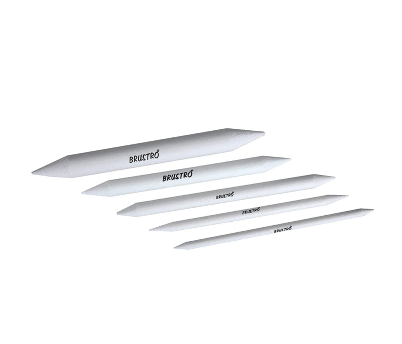 BRUSTRO kneadable Art Eraser Pack of 6 with Blending Stump Set - Image 4