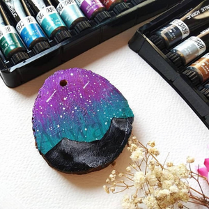 Brustro Artists Metallic Acrylic Set of 24x12ml with Black Paper A5 (40 Sheets) - Image 3