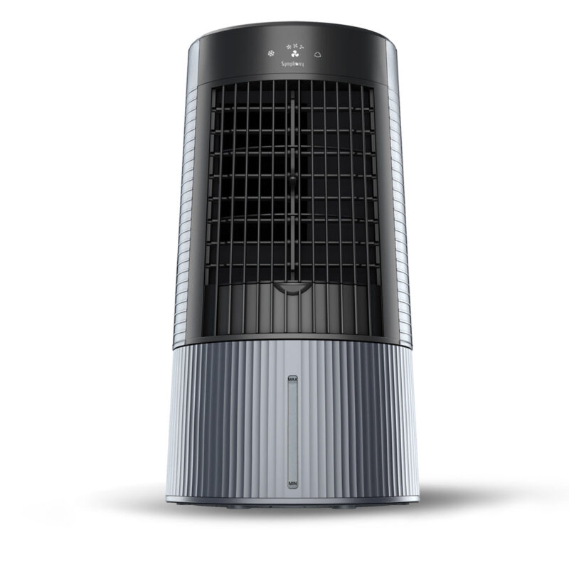 Symphony Duet-i | Kitchen Cooling Fan | Touchscreen Control | Honeycomb Cooling Pad | Low Noise Fan | Water level Indicator | Moodlight and Ice-water Chamber | Black - Image 8