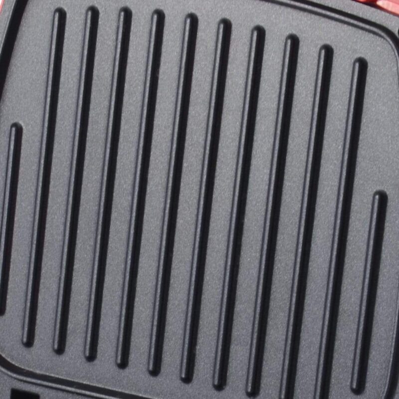 Sanjeev Kapoor Tandoor Burger And Grill Master, Non-stick Grilling Plates, Die-cast Aluminium, Transparent Bun Warmer, 1 Year Warranty - Image 5