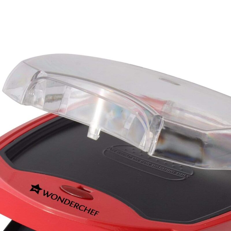 Sanjeev Kapoor Tandoor Burger And Grill Master, Non-stick Grilling Plates, Die-cast Aluminium, Transparent Bun Warmer, 1 Year Warranty - Image 7